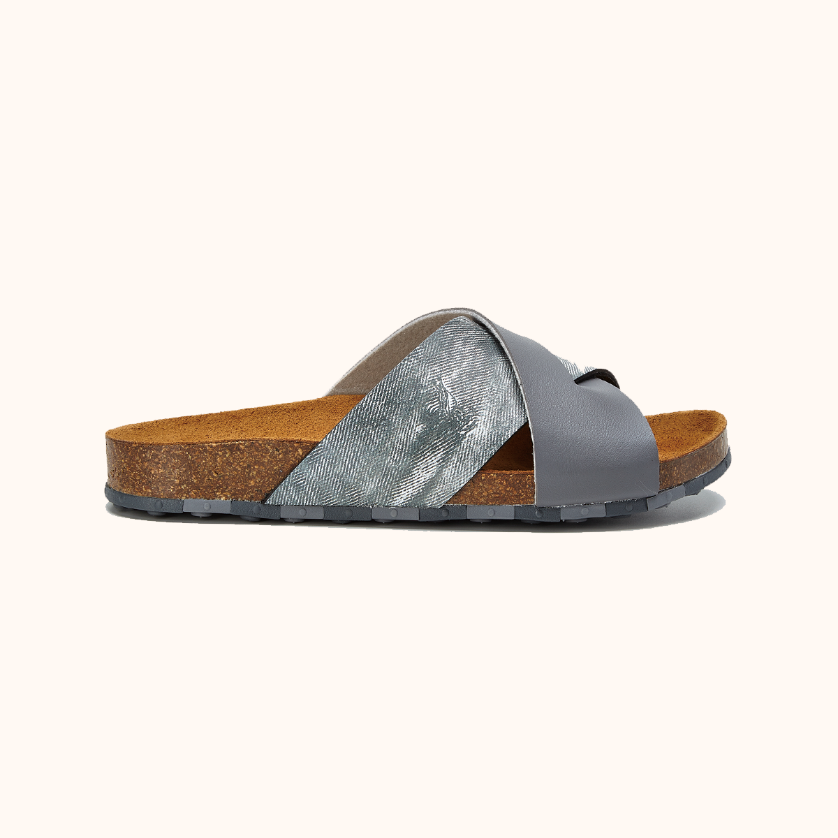 Sandalia Ccilu para Caballero - Plata