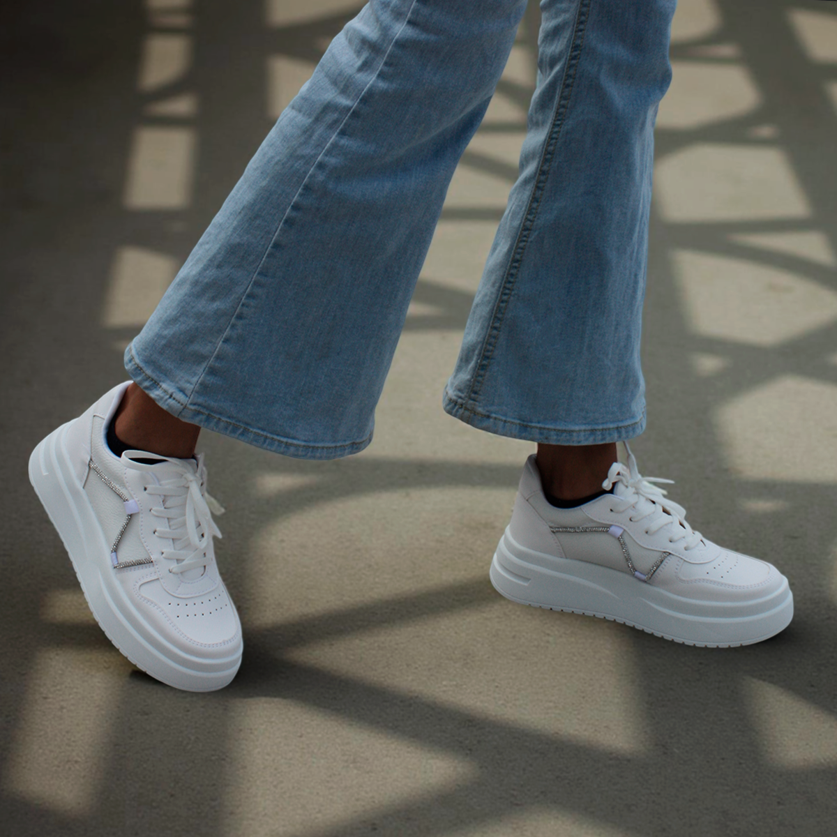 Tenis Suela Alta Para Dama ECZ-GI240