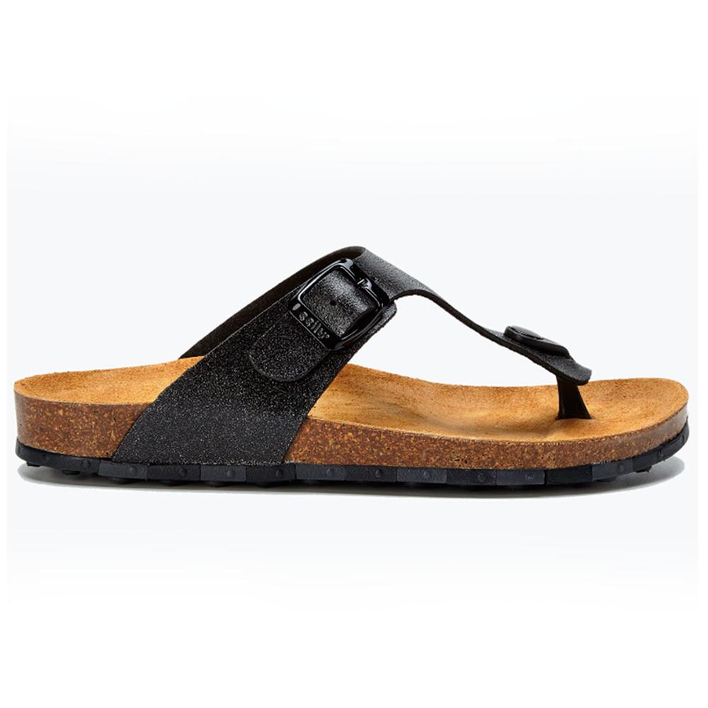 Sandalia Flat Ccilu para Dama - Negro