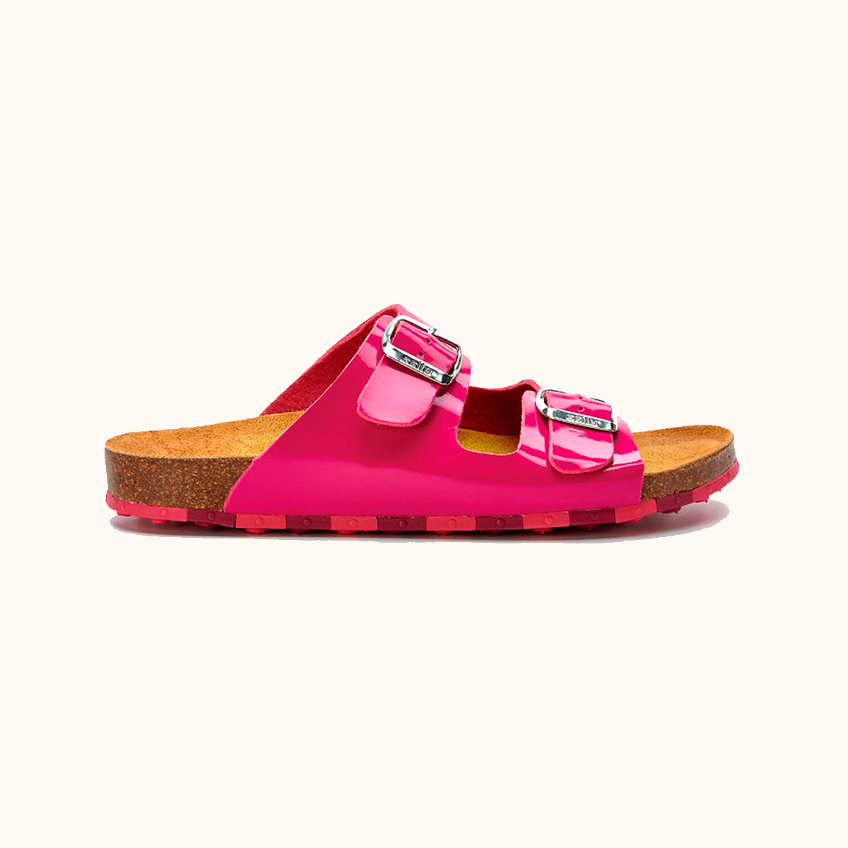 Sandalia Flat Ccilu para Dama - Fucsia
