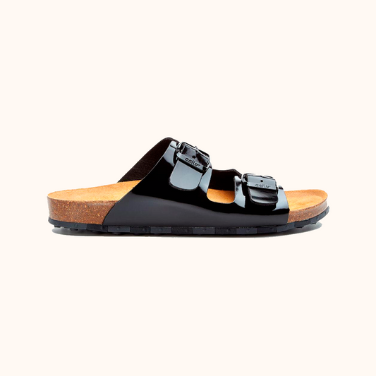 Sandalia Flat Ccilu para Dama - Negro