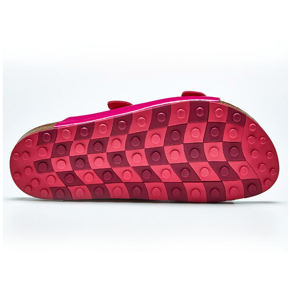 Sandalia Flat Ccilu para Dama - Fucsia