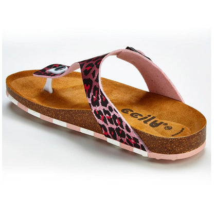 Sandalia Flat Ccilu para Dama - Animal Print