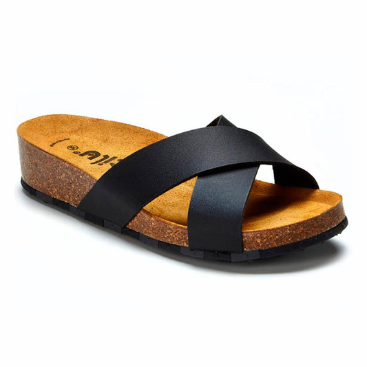 Sandalia con plataforma Ccilu para Dama - Negro
