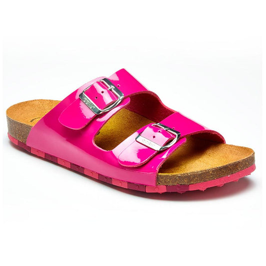 Sandalia Flat Ccilu para Dama - Fucsia