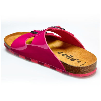 Sandalia Flat Ccilu para Dama - Fucsia