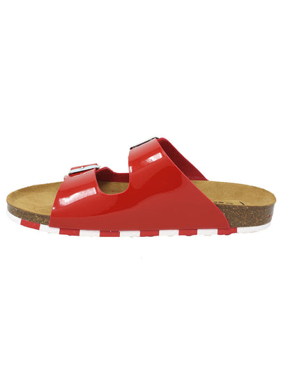 Sandalia Flat Ccilu para dama-Roja
